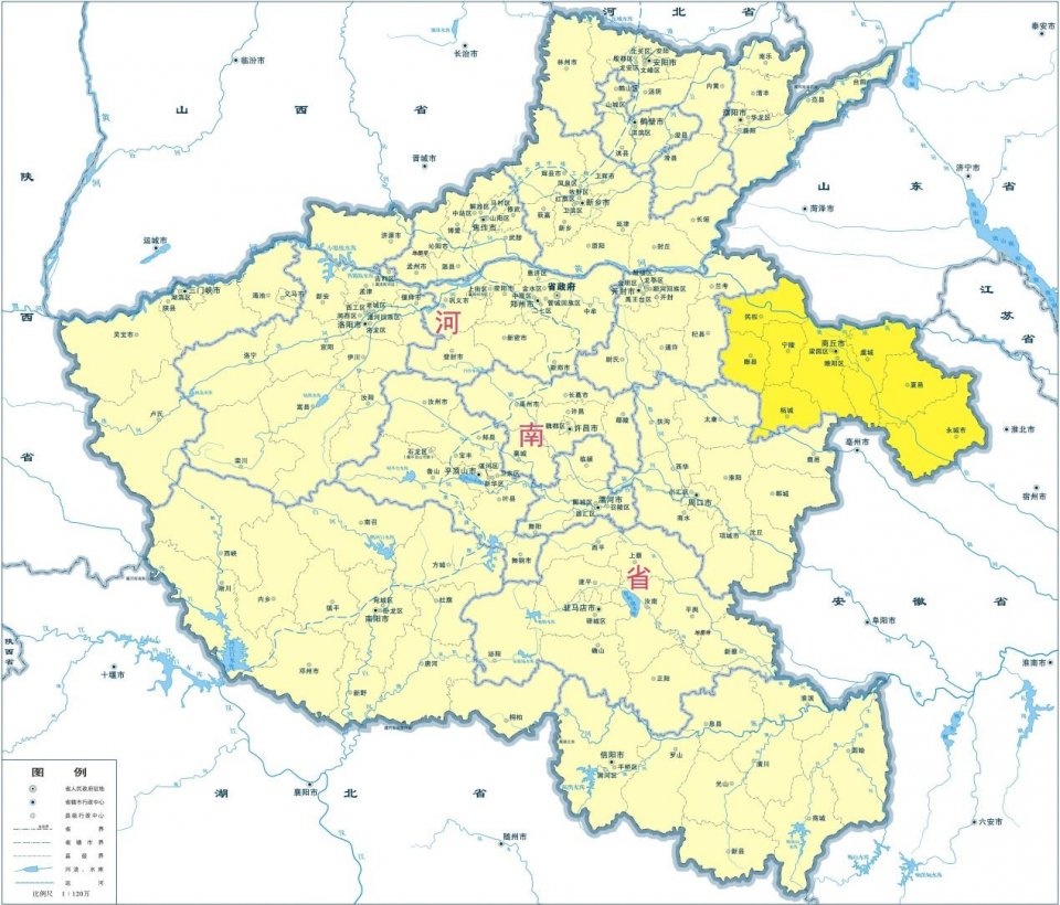 在地图上,永城市被安徽省三面包围,为何却属於河南