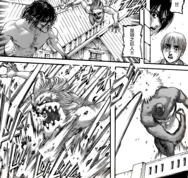 进击的巨人漫画118话:兽巨人吉克陷入危机,阿尔敏力挺